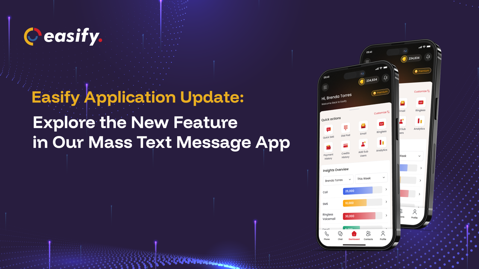 Easify Application Update: Explore the New Feature in Our Mass Text Message App